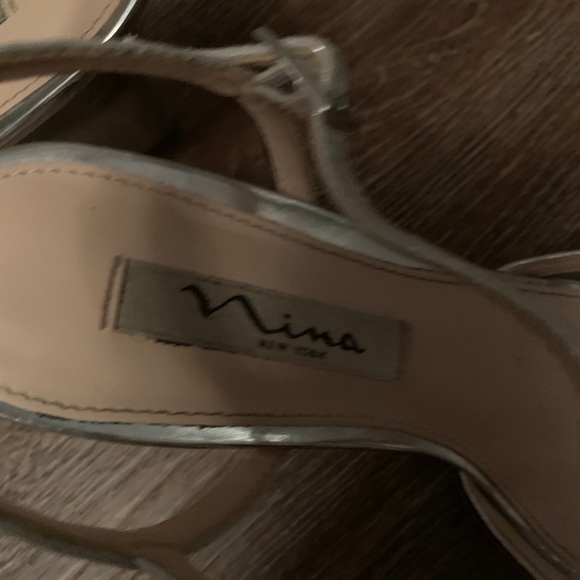 Silver Nina wedge heels - Picture 7 of 7